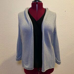 Sonoma | Grey Cardigan with Rolled Sleeveses M 🐨